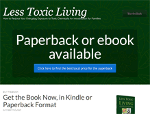 Tablet Screenshot of lesstoxicliving.net